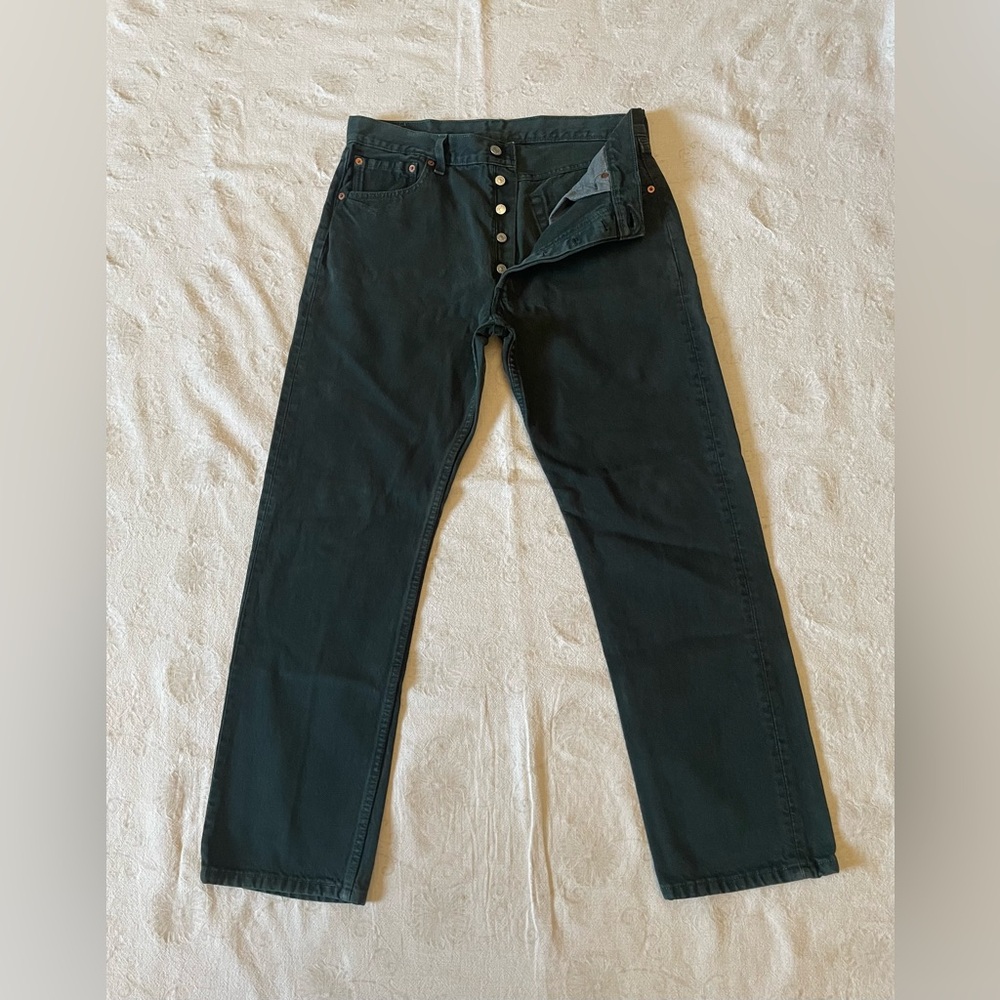 Forrest Green Men’s 501 LEVI’S Jeans